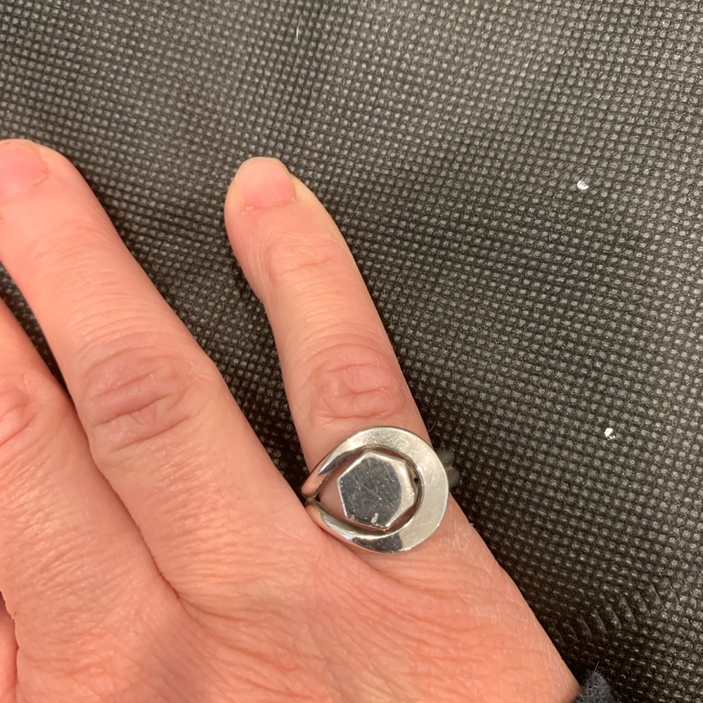 Sterling Silver Double Banded Ring - image 3